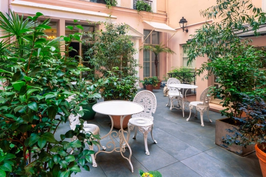Patio - Hotel du Danube