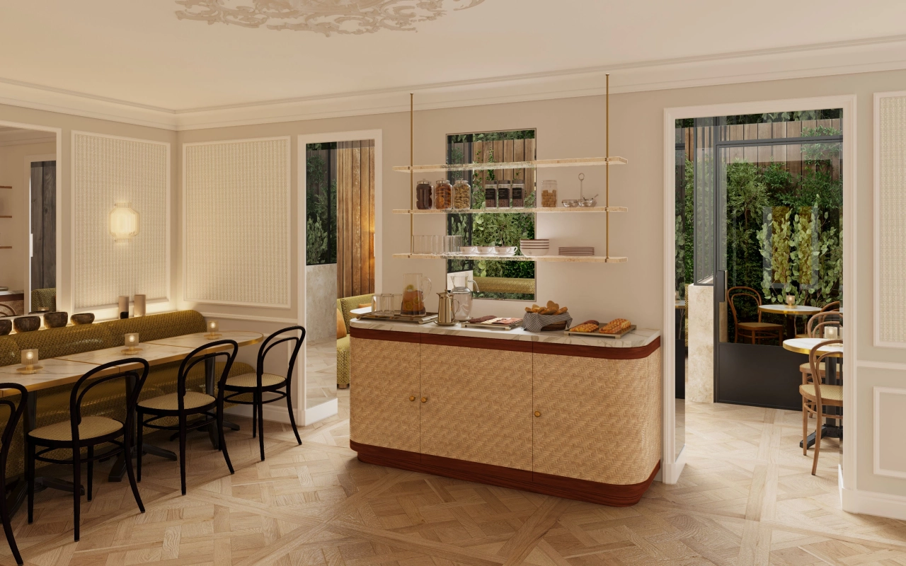 Hôtel Almarine Eiffel - 朝食