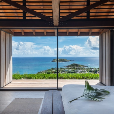 Le Manoir Voltaire - Chambres vue sur la baie de Marigot