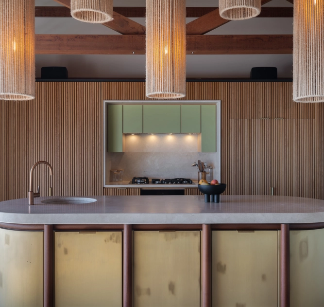 Le Manoir Voltaire - Living & Kitchen