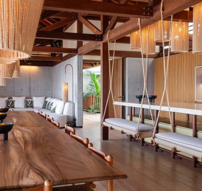 Le Manoir Voltaire - Living & Kitchen