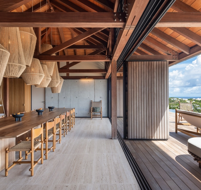 Le Manoir Voltaire - Living & Kitchen