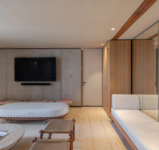 Le Manoir Voltaire - Living & Kitchen