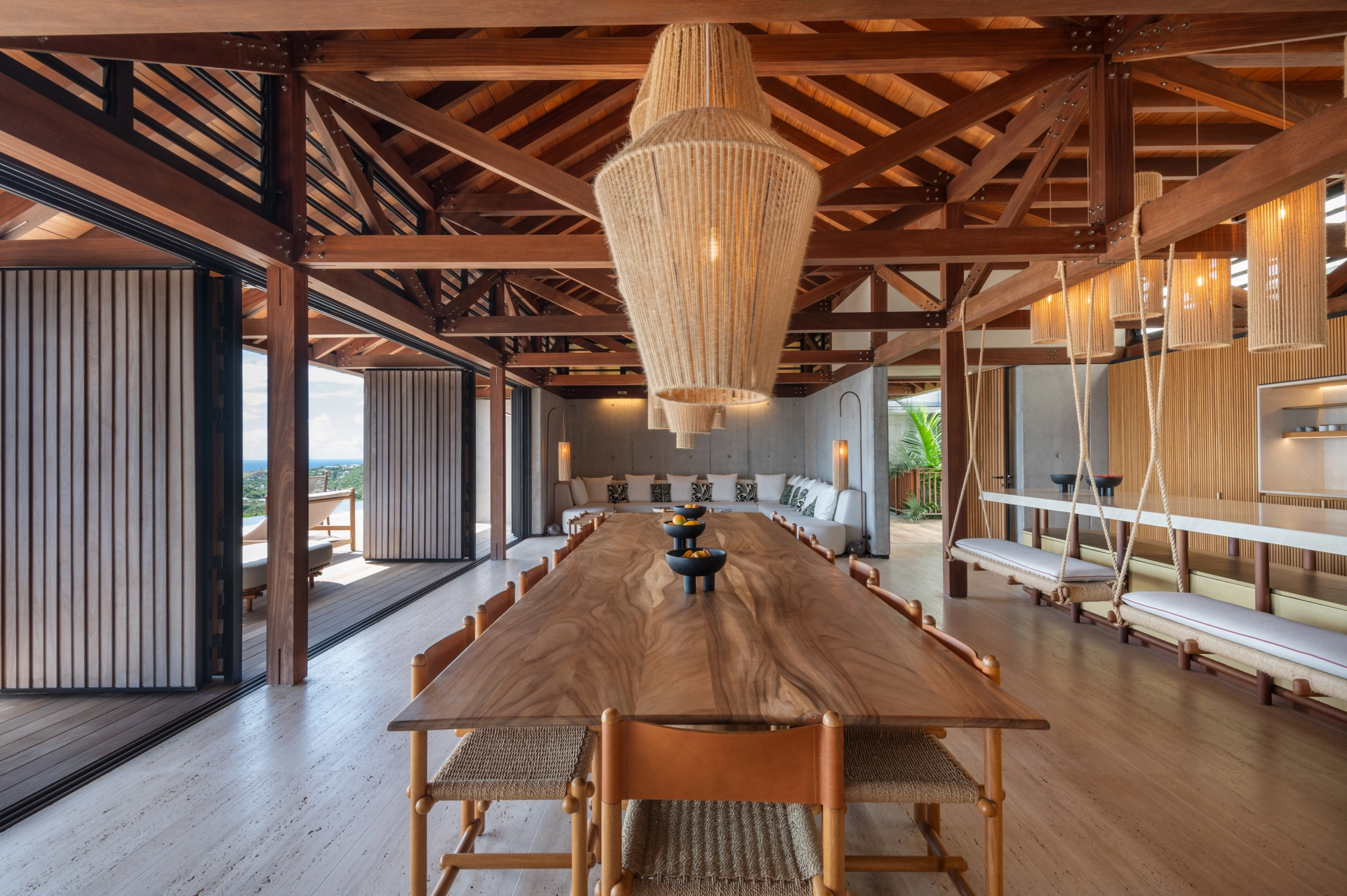 Le Manoir Voltaire - Living & Kitchen