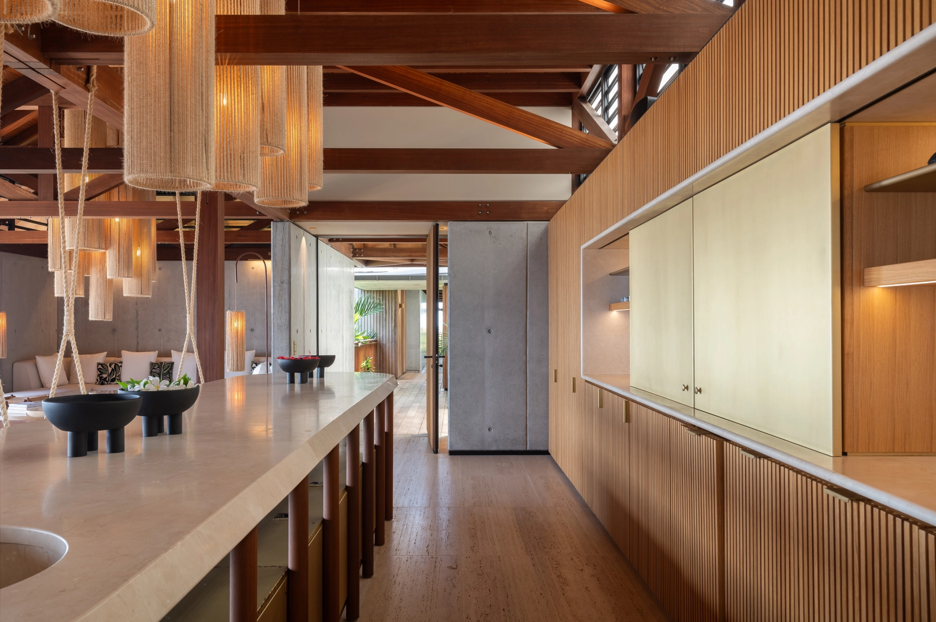 Le Manoir Voltaire - Living & Kitchen