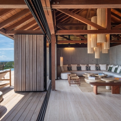 The Manoir Voltaire - Kitchen and Living Room