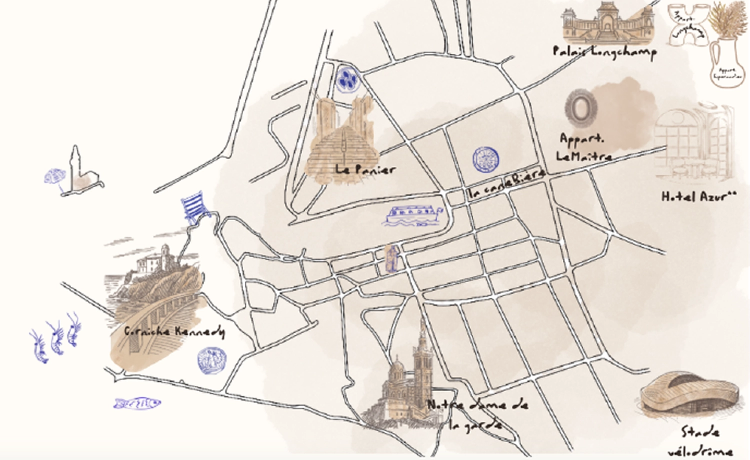 Boutique Hôtel Azur - Une situation idéale au coeur de Marseille